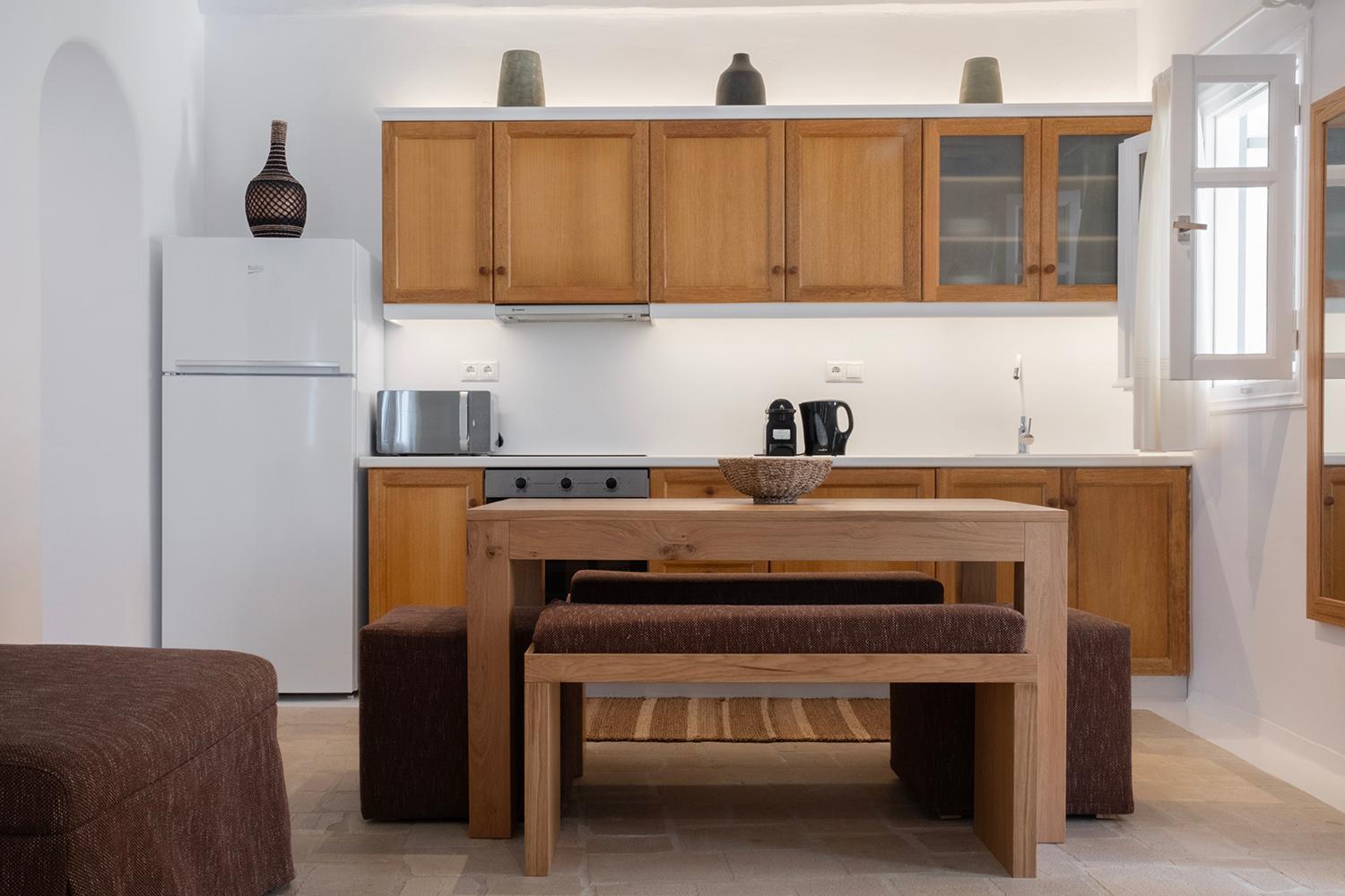 Mykonian Style W Shared Pool Houses & Nighttime Security Guard Ornos  Exterior foto